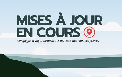 Les nouvelles adresses des montées privées sont en vigueur, mais des mises à jour sont toujours en cours