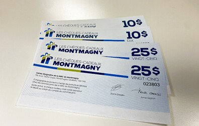 Les chèques-cadeaux Montmagny passent le cap de 80 000 $ vendus