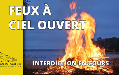 Les feux à ciel ouvert sont interdits à Montmagny et à Cap-Saint-Ignace