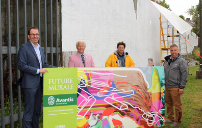La murale AVANTIS: un nouveau legs des Fêtes du 375e