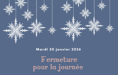 Fermeture de la bibliothèque pour la journée