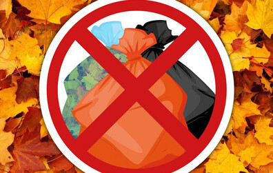 Pas de résidus verts dans des sacs de plastique à Montmagny