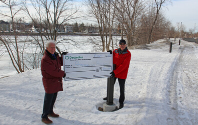 La promenade Le Bûcheron, un legs des Fêtes du 375e signé Desjardins qui aura fière allure