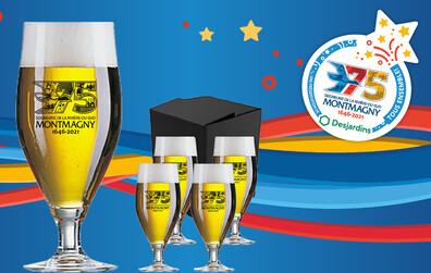 Achetez le macaron et le verre à bière des Fêtes du 375e d'ici le 15 janvier