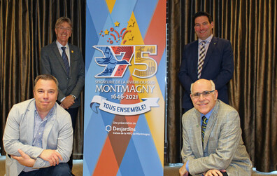 La Caisse Desjardins de la MRC de Montmagny devient le «présentateur officiel» des Fêtes du 375e de la Seigneurie de la Rivière-du-Sud