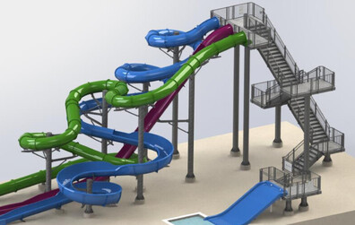 Les glissades d'eau à Montmagny seront prêtes à l'été 2022